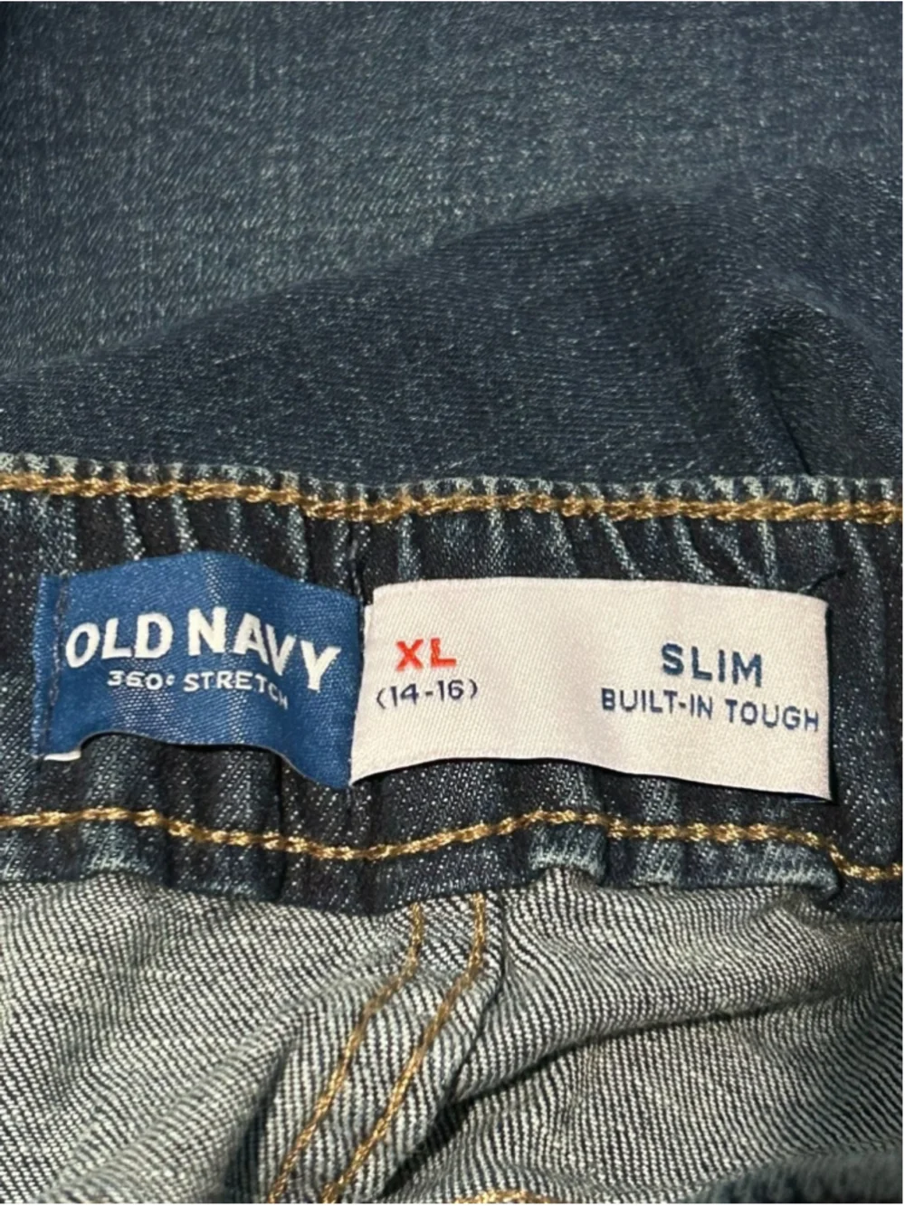 Old Navy Boys XL 14-16 Slim 360 Stretch Denim Shorts New With Tags Raw Frayed